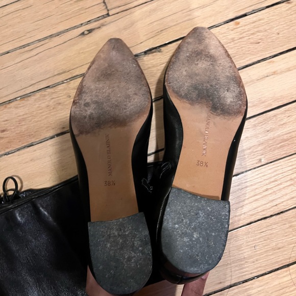 Manolo Blahnik lambskin leather boots - Picture 5 of 5